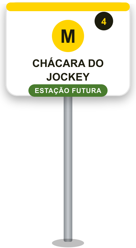 Futura Estação Chácara do Jockey - Linha 4-Amarela